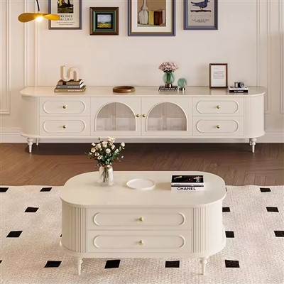 Elegant Dawb TV Stand